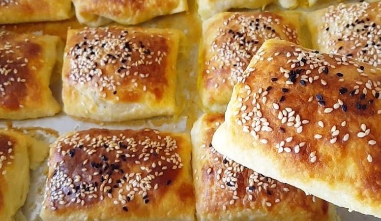 Tel tel ayrılıyor ve asla sönmüyorlar! Bu aşçı sırrını tüm böreklerde kullanabilirsiniz 1